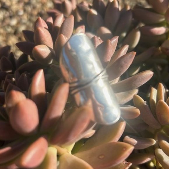 DIDAE Israel 925 Sterling Silver Hammered VTG-RING - Picture 4 of 10